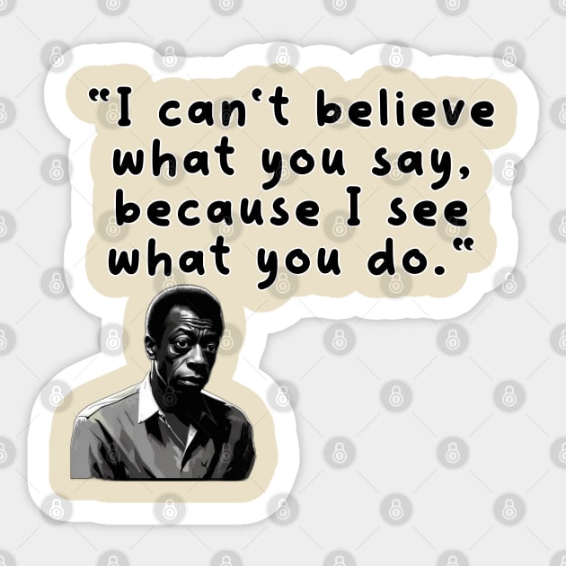 James Baldwin Sticker by Moulezitouna